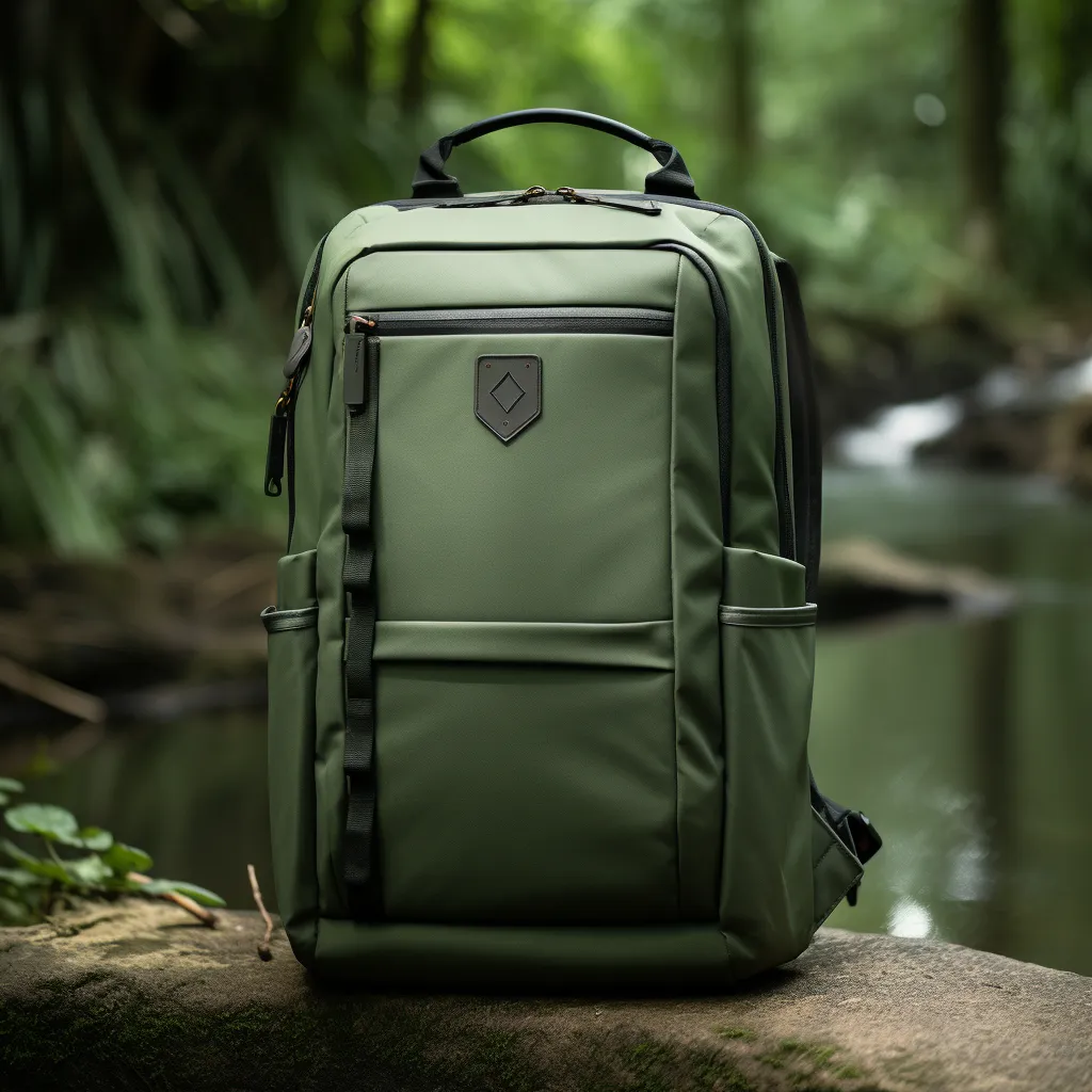 Eco & Sustainable & Recycled Bags backpack manufacturing detail